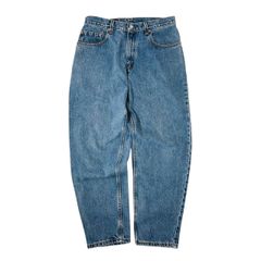 W32 L30 00s メキシコ製 Levi's 560 デニムパンツ ワード ルーズ テーパード ブルー ジッパーフライ