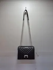 MICHAEL KORS(マイケル・コース) ブラック キルティング チェーン クロスバッグ