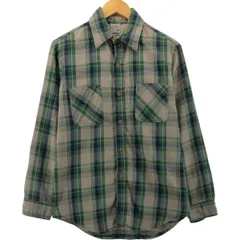 【スペシャル】70's BIGMAC オンブレチェック ネルシャツ グリーン M スペシャル】70's BIGMAC オンブレチェック ネルシャツ グリーン
