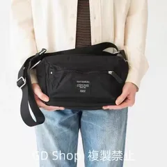 【大人気新品】 マリメッコ　My Things ショルダーバッグ　Marimekkoのショルダーバッグ  ショルダーバッグ ブラック男女兼用