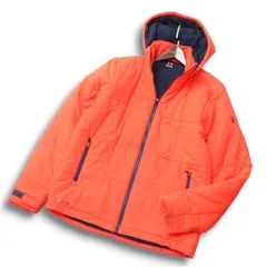 UNDER ARMOUR アンダーアーマー 秋冬 ロゴ★ フルジップ 中綿 ジャケット ブルゾン パーカー Sz.LG メンズ トレーニング