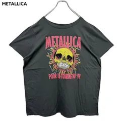 XL METALLICA メタリカ POOR RE-TOURING ME 98 Tシャツ ハードロック メタル ハードコア ロック バンT バンドT 音楽T ミュージックT 古着