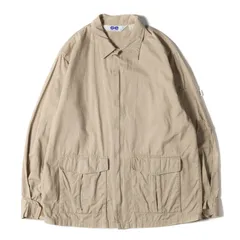 GOOD ENOUGH グッドイナフ ジャケット サイズ:L 90s 比翼ジップ ミリタリー シャツ ジャケット ベージュ アウター ブルゾン コート 90年代 ストリート ブランドのサムネイル