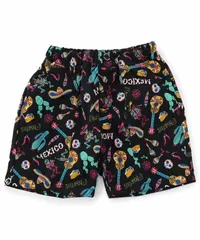 新品　F.O.KIDS（エフ･オー･キッズ）3柄ハーフパンツ 5分丈　100cm 110cm 120cm 130cm 140cm　ブラック　黒　総柄　ハーフパンツ　短パン　R223165