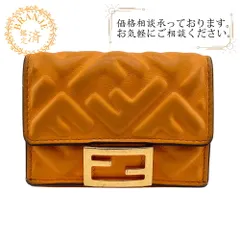 【フェンディ】バゲットマイクロ/三つ折り財布/美品 FENDI】フェンディ『バゲット マイクロ 三つ折り財布』8M0395