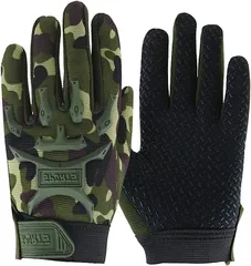 cobalt planet キッズ ミリタリー サイクリンググローブ 子供用 手袋 滑り止め 男児 自転車(カモフラージュ,  M)