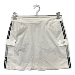 中古 レディース ニューバランスゴルフ New Balance golf スカート 2(L) 白 カーゴ バックリボンのサムネイル
