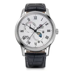 オリエント　腕時計　機械式　サンアンドムーン　アンティーク Amazon.com: ORIENT Classic Sun & Moon Mechanical Watch RN