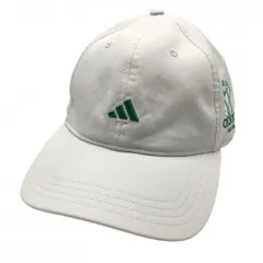 ★特価★アディダス キャップ 白 ロゴグリーン  フリーサイズ ゴルフウェア adidasのサムネイル