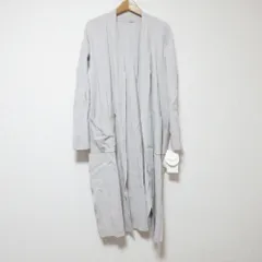 未使用 Mila Owen ミラオーウェン プリーツロングカーディガン 1 グレー レディース 古着 中古 USED