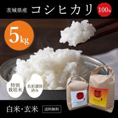茨城県産　コシヒカリ　令和4年度産　特別栽培米　5ｋｇ