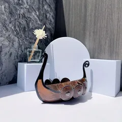 船 金属 北欧 バイキング 置物 インテリア 工芸品 美術品 A2947 【公式