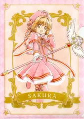 【中古】クリアファイル 木之本桜(2話衣装) オリジナルA4クリアファイル 「カードキャプターさくら クリアカード編×セブンイレブン」 対象商品購入特典