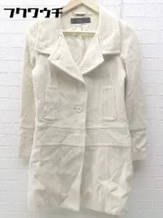 ■ INED イネド アンゴラ混 長袖 コート サイズ11 ベージュ レディース 【中古】 【1002801303624】