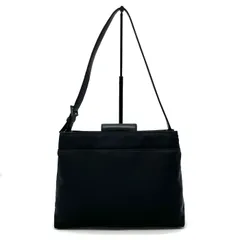 【中古】COACH コーチ ロゴ キャンバス レザー ワン ショルダー バッグ eY0665N