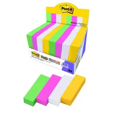 スリーエム ポストイット 強粘着見出し マルチカラー8 増量パック 50×15mm 90枚×32パッド 7001SS-MC-8 （1点）