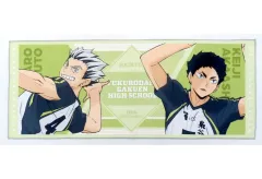 【中古】タオル・手ぬぐい 木兎光太郎＆赤葦京治(梟谷学園高校) フェイスタオル 「ハイキュー!! アニメ 10th Anniversary POP UP SHOP in マルイ」