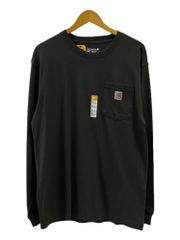 Carhartt (カーハート) Workwear LS Pocket T-Shirt ロンT 長袖Tシャツ 907604 K126 ダークグリーン PEAT M メンズ/078