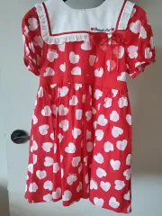 フレンチキャット ハート ワンピース 130