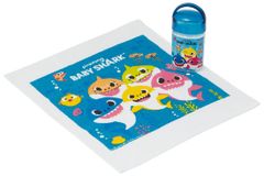 おしぼりタオル 保育園 おしぼりケース おしぼりセット おしぼり 子供 おしぼり入れ スケーター OA5AG ベイビーシャーク サメのかぞく 男の子 女の子スケーター (skater) 抗菌 おしぼりセット ケース付き おしぼり 4973307575044