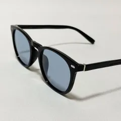 偏光　調光　レンズ　サングラス　ブルー　カラーレンズ　ウェリントン