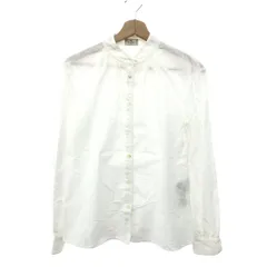 ETRO エトロ バンドカラー長袖シャツ サイズ:42 総デザイン/刺繍ブラウス    ホワイト レディース / 241019000394