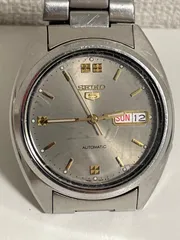 稼動品　SEIKO5 自動巻き シルバー×ゴールド　セイコー5 7S26-3040