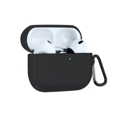 【特価商品】超極薄 第3世代 シリコンケース LED可視 AirPods ワイヤレス充電対応 防塵 AirPods 耐衝撃 アップルイヤホン ケース 保護ケース カラビナ付き 用 Airpods 3 3 対応 保護ケース(Airpods CABOBE 3，ブラ