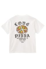 X-girl エックスガール 105251011015 PEACE PIZZA S/S TEE Tシャツ WHITE 正規通販 レディース
