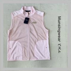 MUNSINGWEAR 　マンシングウェア　ベスト　ジャンパー　ゴルフ　ゴルフウェア　メッシュ　春夏　夏物　ペンギン　GOLF　スポーツ　大きいサイズ　ゆったりサイズ　メンズ　LL