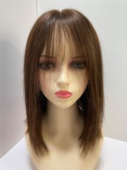 フルウィッグ人毛100%人毛ウィッグ医療ウィッグボブミディアムストレート広い頭皮 フルウィッグ 人毛100% 人毛ウィッグ医療ウィッグボブストレート 広い