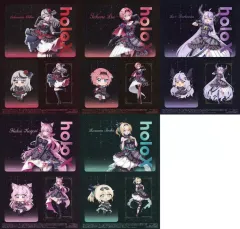【中古】キャラカード 全5種セット オリジナルクリアシート 「バーチャルYoutuber ホロライブ 秘密結社holoX×セブンイレブン」 対象グミ購入特典