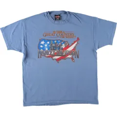 古着 90年代 ハーレーダビッドソン Harley-Davidson 鷲柄 イーグル柄 モーターサイクル バイクTシャツ USA製 メンズXL相当/eaa570990