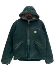 レアカラー　Carhartt　アクティブジャケット　ダークグリーン　ブラック 中古・古着通販】CarHartt (カーハート) 裏サーマル ダック