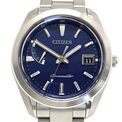 【ほぼ未使用】シチズン　CITIZEN　ザ・シチズン　The CITIZEN　AQ1050-50L　A010-T026087　ソーラー　エコドライブ　パワーリザーブ　青　デイト表示