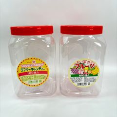 中古 駄菓子 箱のみ 空き箱 透明 box 軽い プラスチック 飴 お店 ２箱 まとめ売り
