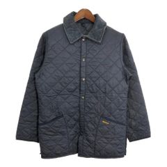 イングランド製 Barbour バブアー LIDDESDALE リッズデイル キルティングジャケット ネイビー(メンズ SMALL)中古 古着 U3050