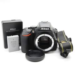 【シャッター回数1345回!】■ほぼ新品■ Nikon Nikon デジタル一眼レフカメラ D5600 ボディー ブラック D5600BK