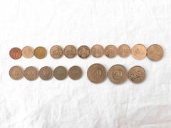 [KO]シンガポール硬貨　19枚　セント　貨幣　旧硬貨　古銭　外国銭　アジア　コイン　まとめ　コレクション　1969年～1995年
