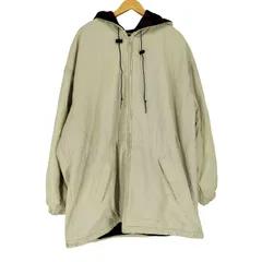 ジェイクルー J.CREW 90S 巨人タグ MADE IN USA 裏地チェックフリースジップアップハーフコート メンズ  XLのサムネイル