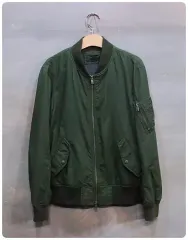 S UNIQLO(ユニクロ) MA ー 1 ナイロン ボンバー ジャケット