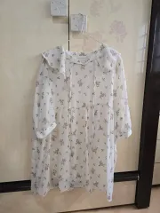 フラワー カラー ミニ ワンピース ベビードール