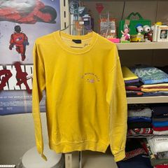 古着  TOPSHOP トップショップ クルーネック スウェット  イエロー プリント Mサイズ 古着MIX アメカジ ユニセックスOK