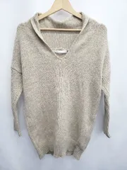 ◇ ⊆ Spick & Span スピック アンド スパン ウール 長袖 ニット サイズ表記なし ベージュ レディース E  【1507010009607】