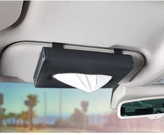 車載 ティッシュケース サンバイザー クリップ 便利 取り付け簡単