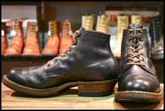 【8.5E 美品】WHITE'S ホワイツ セミドレス ブラックドレス 黒 ビブラム269シングル レースアップ 編み上げ ブーツ HOPESMORE【FF568】のサムネイル