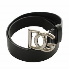 美品　ドルチェ&ガッバーナ　DG シルバー　デカロゴ レザー　ベルト　黒 楽天市場】DOLCE＆GABBANA D&Gドルチェ＆ガッバーナ ドルガバ