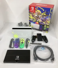 ％通電確認済み ほぼ新品 Nintendo Switch 有機ELモデル スプラトゥーン3エディション【ゲーム機本体】【2】
