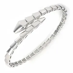 K18 YG 4.48g トパーズ ダイヤ スネーク ネックレス K18 YG 4.48g トパーズ ダイヤ スネーク ネックレス