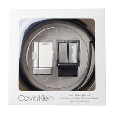 カルバン・クライン 専属BOX付き メンズ　ベルトセット 11CK020006